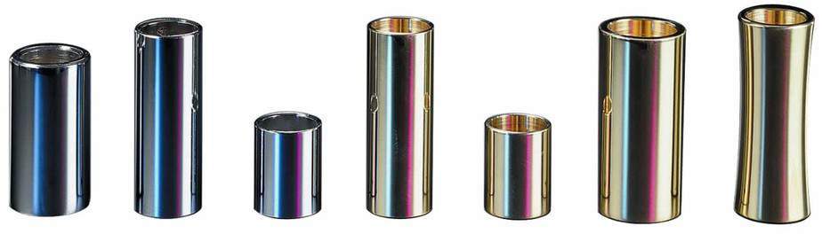 JIM DUNLOP CHROMED  BRASS SLIDE Short & Medium