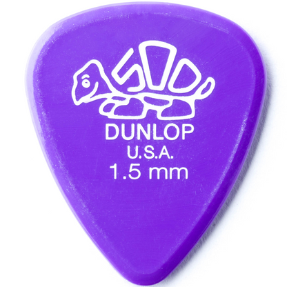 Jim Dunlop Delrin 500 Standards 1.5mm Players 12 Pack