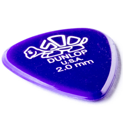 Jim Dunlop Delrin 500 Standards 2.0mm Players 12 Pack