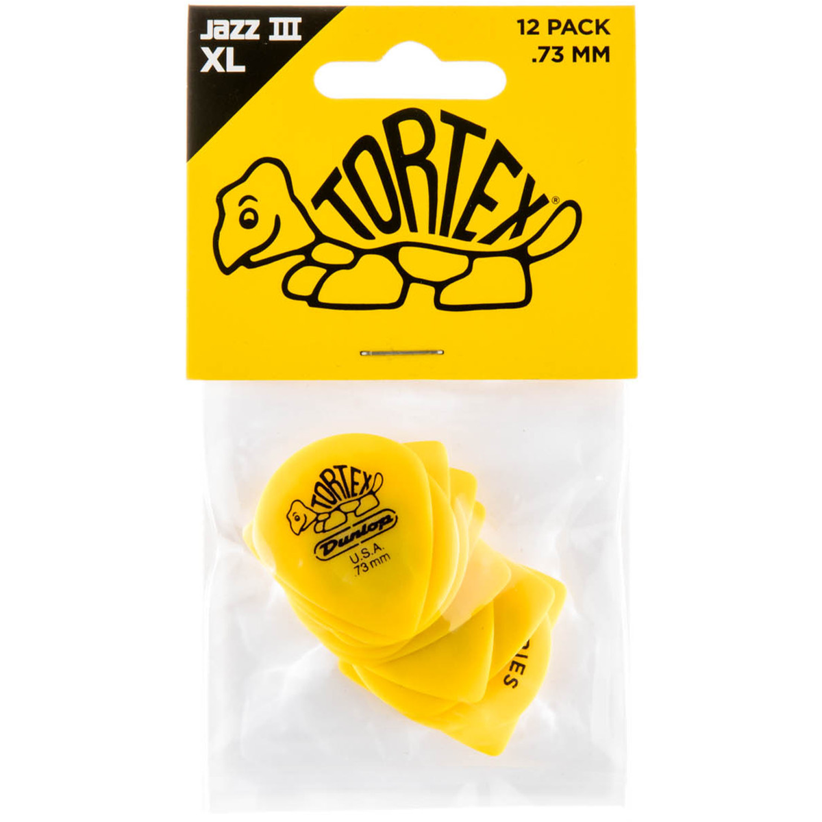 Jim Dunlop Tortex Jazz XL .73mm Players 12 Pack