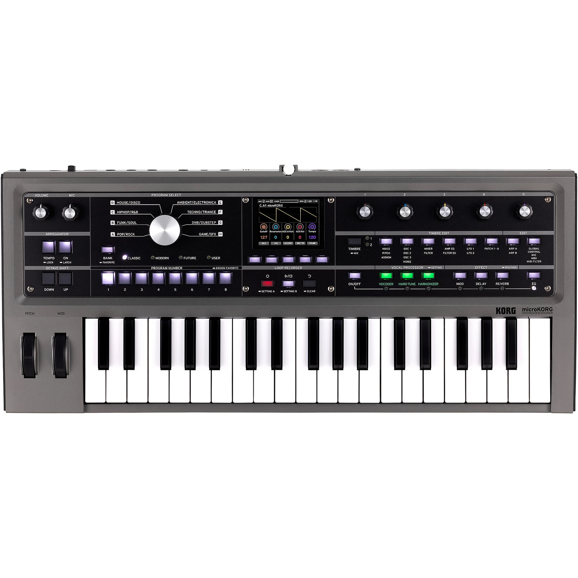 KORG MicroKORG 2 Keyboard Synthesizer & Vocoder