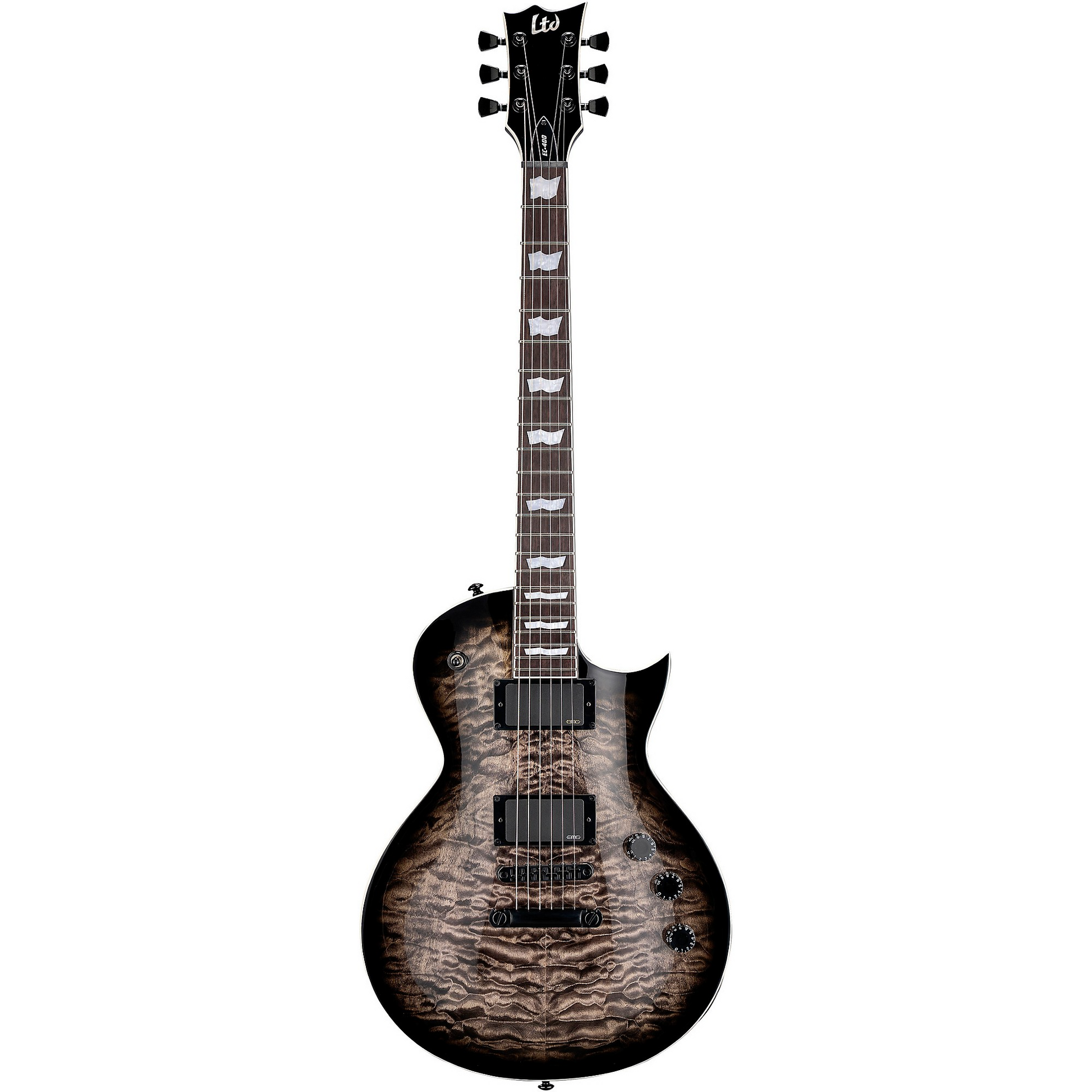 ESP LTD Eclipse 400 Electric Guitar in See Thru Black Sunburst