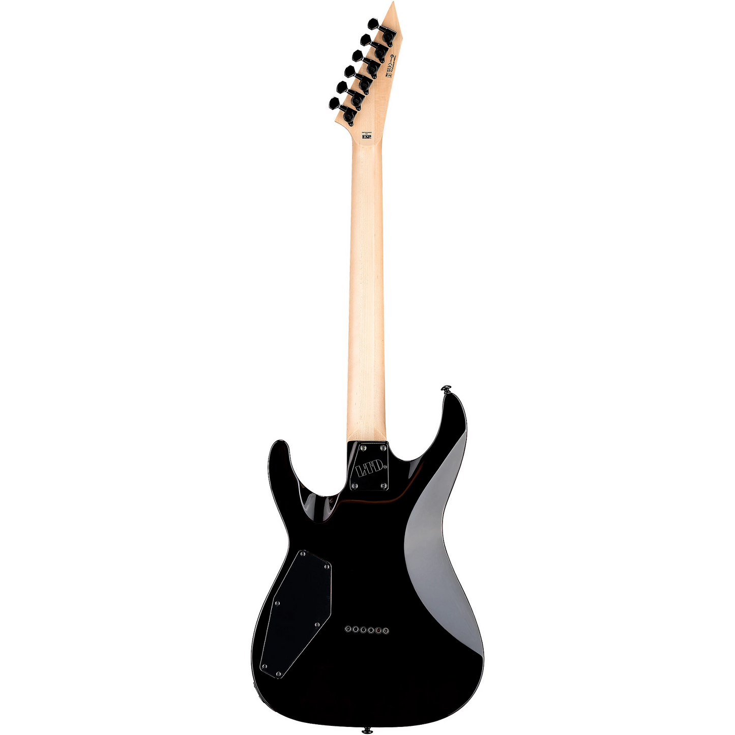 ESP LTD MH 200 HT QM Electric Guitar in Dark Brown Sunburst
