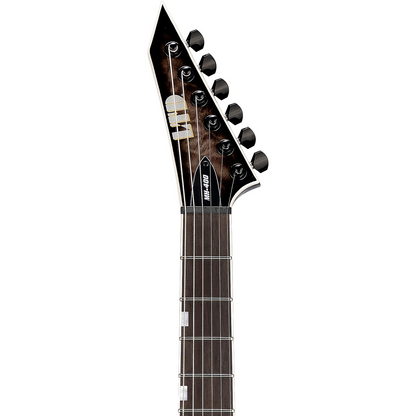 ESP LTD MH 400 HT QM Electric Guitar in See Thru Black Sunburst