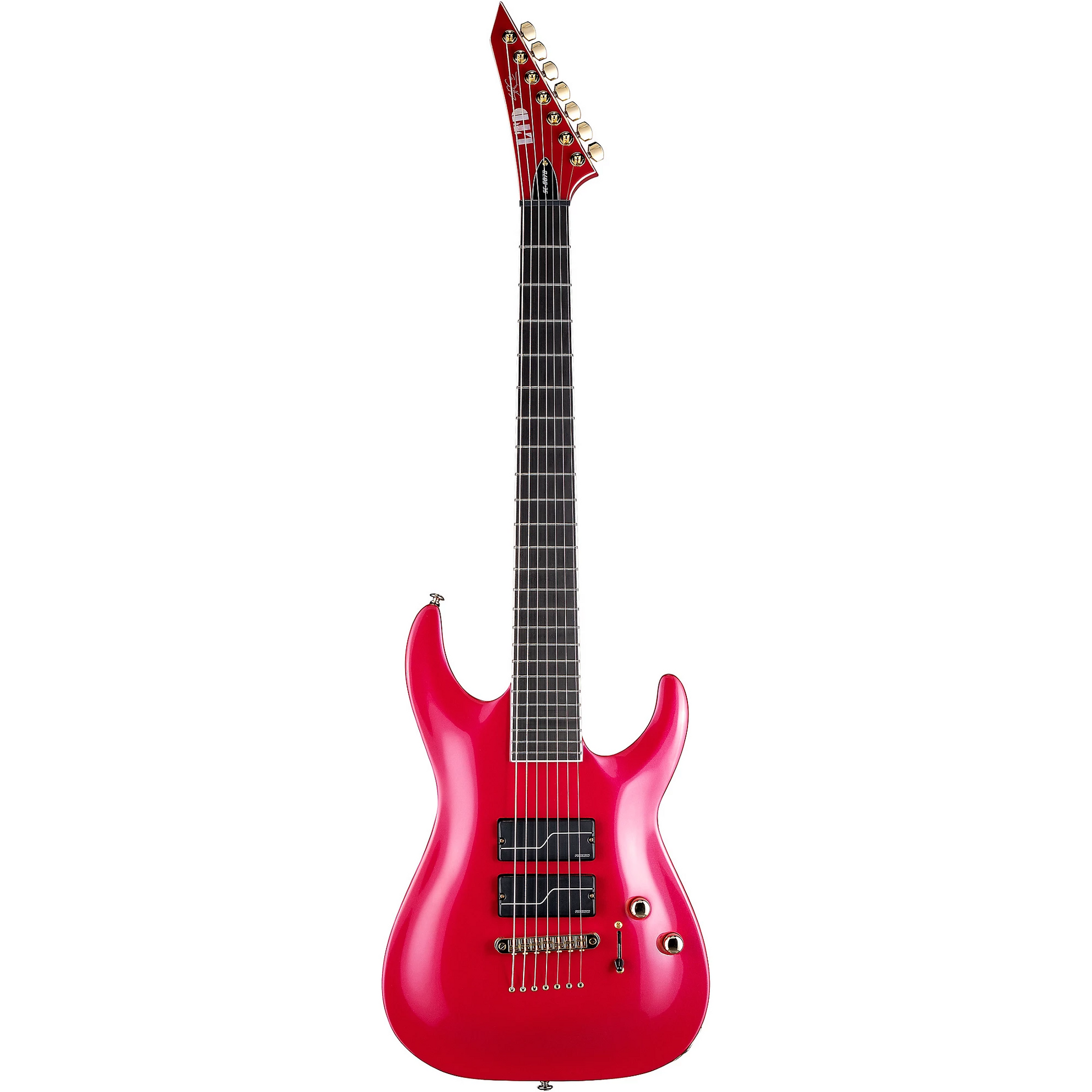 ESP LTD Stephen Carpenter 607 7-String Baritone Electric Guitar in Magenta