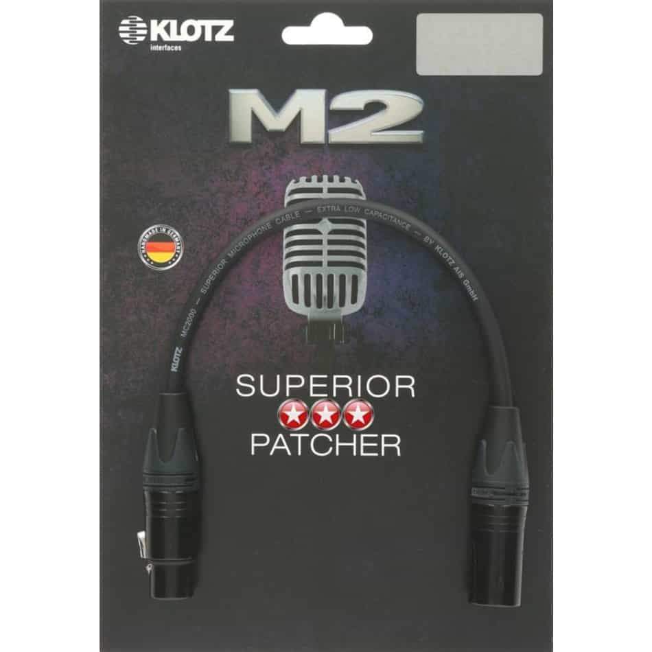 Klotz M2 5m Microphone Cable