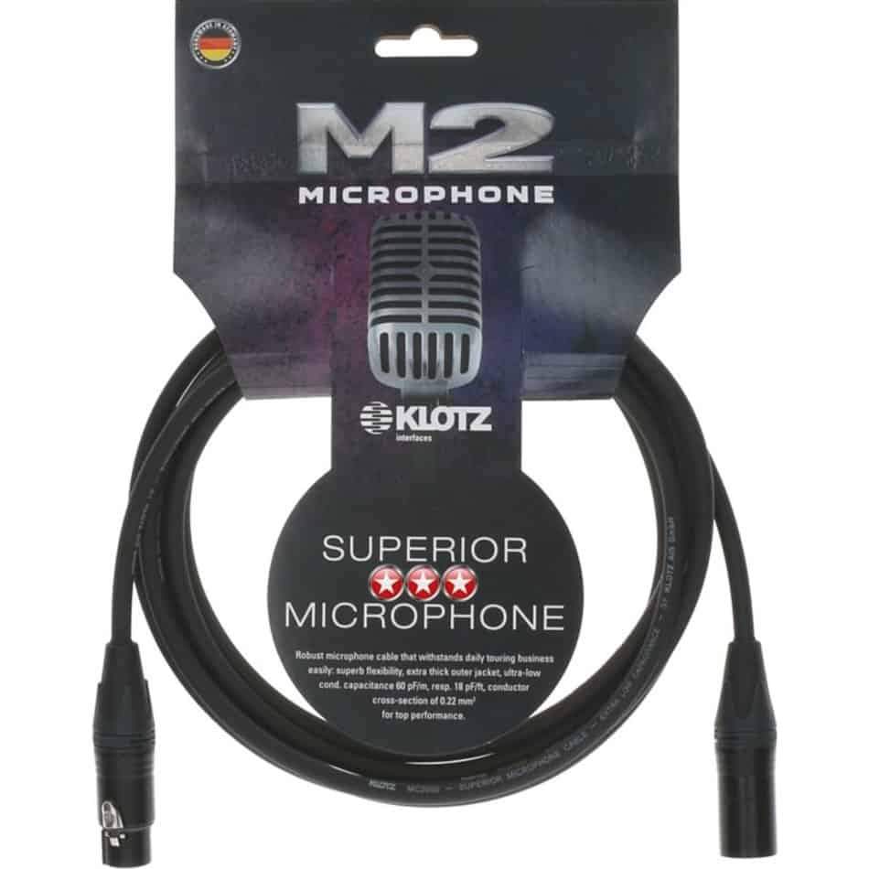 Klotz M2 1m Microphone Cable