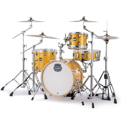 Mapex Mars Birch Bop 4-Piece Shell Pack in Sunflower Sparkle