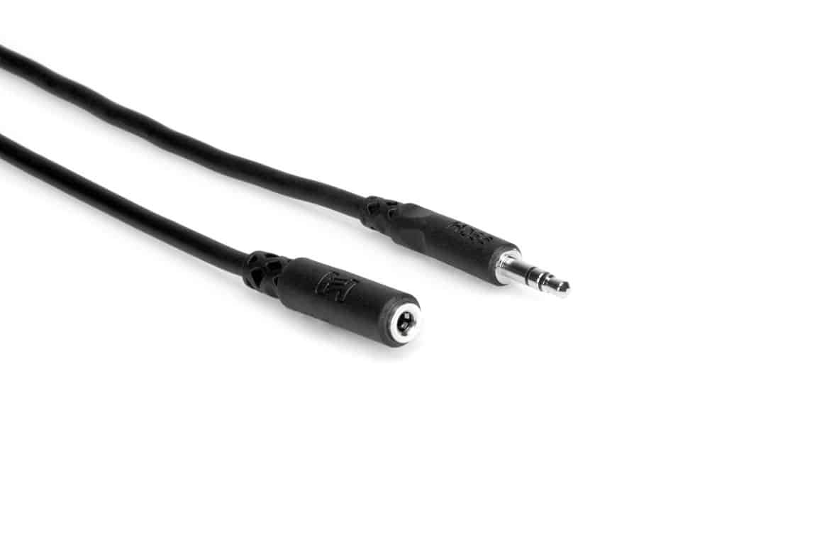 HOSA MHE125 Headphone Extension Cable 3.5 mm TRS to 3.5 mm TRS 25Ft