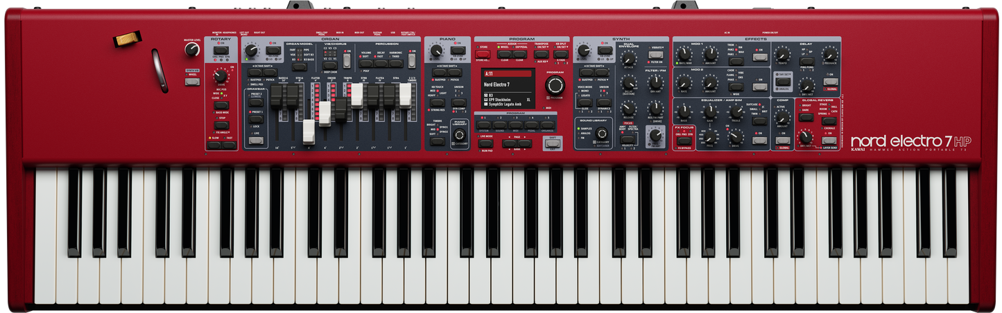 Nord Electro 7 HP Note Kawai Hammer Action Portable Keybed