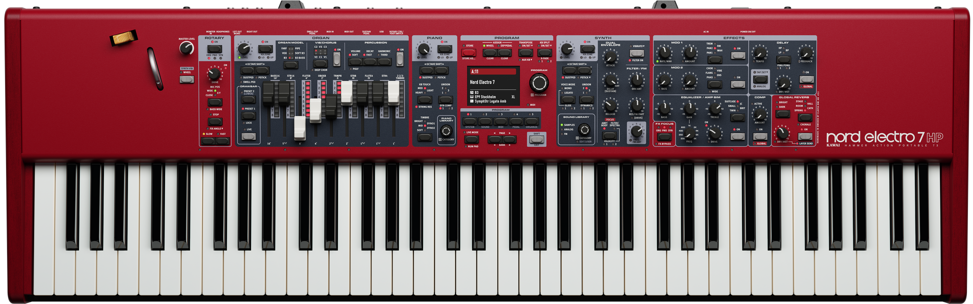 Nord Electro 7 HP Note Kawai Hammer Action Portable Keybed