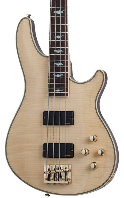 Schecter Omen Extreme-4 Electric Bass Guitar in Gloss Natural