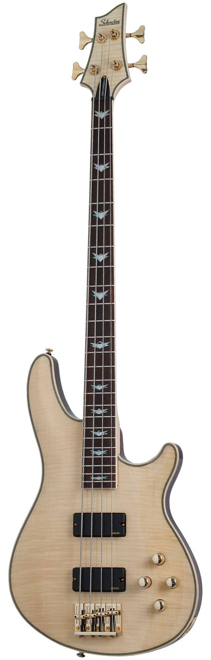 Schecter Omen Extreme-4 Electric Bass Guitar in Gloss Natural