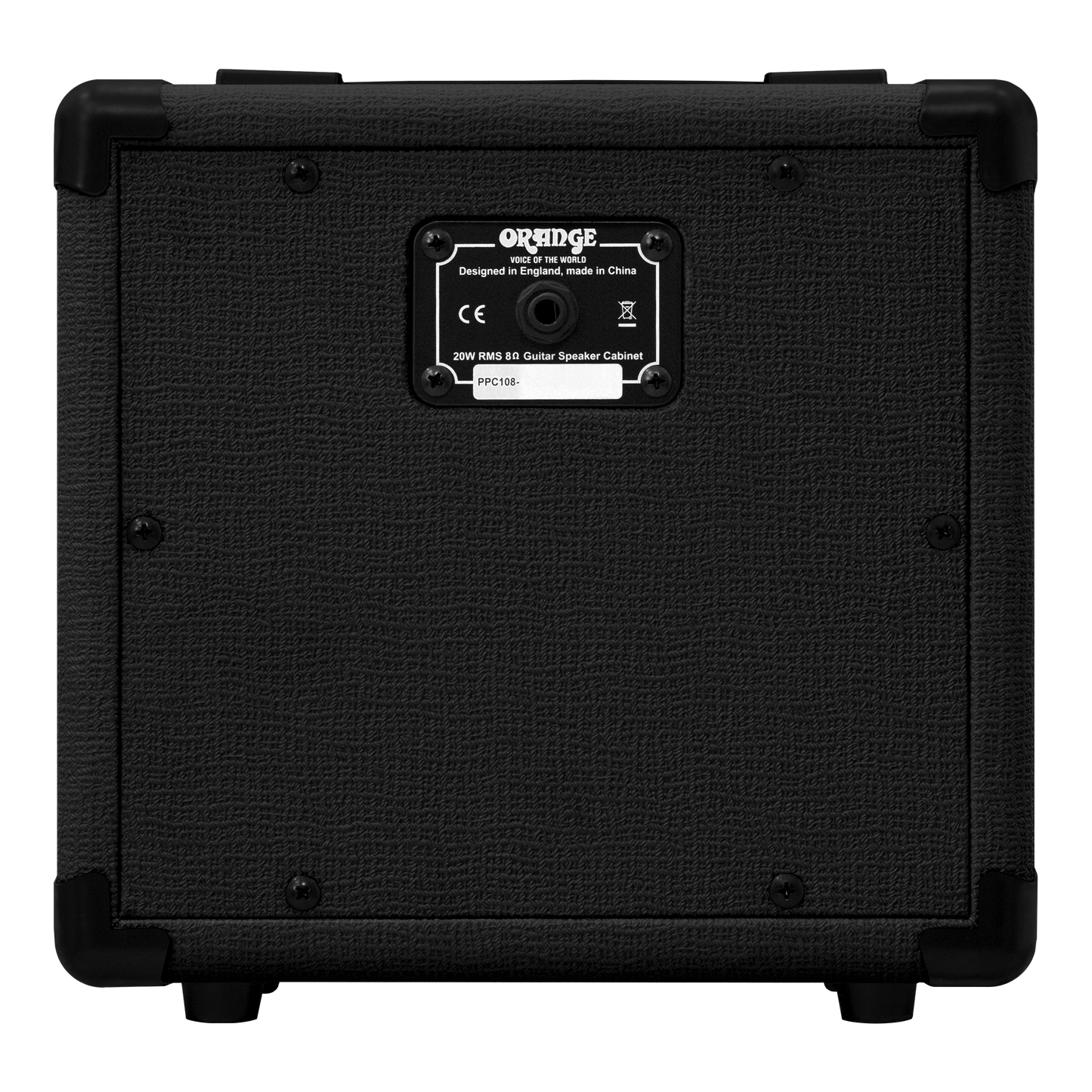 Orange PPC108BK 1X8" Cabinet in Black