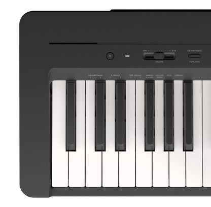 Yamaha P-145BT Portable Digital Piano in Black (P145BTB)
