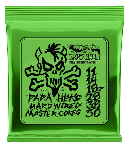 Ernie Ball Papa Het’s (James Hetfield) Hardwired Master Core Signature Strings 11-50 Gauge