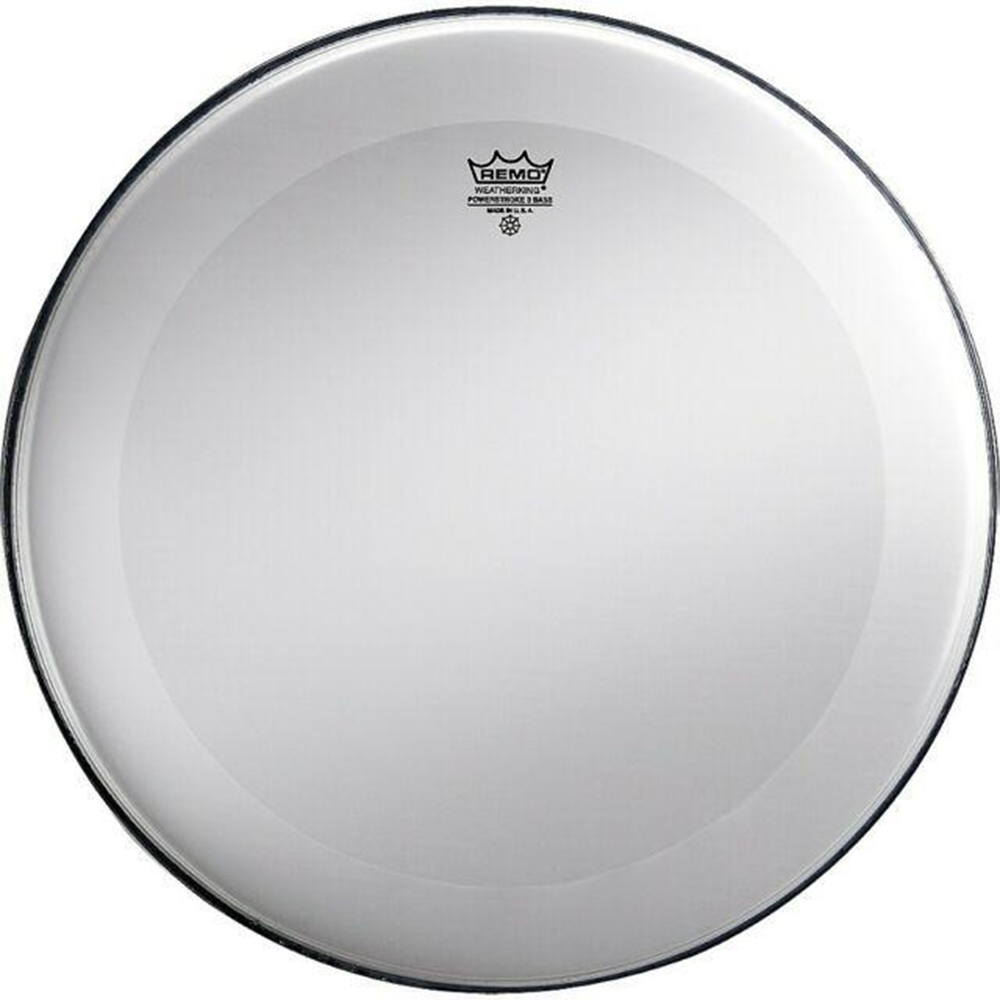 Remo 22" Powerstroke 3 Coated Nostripe Bass Drumhead