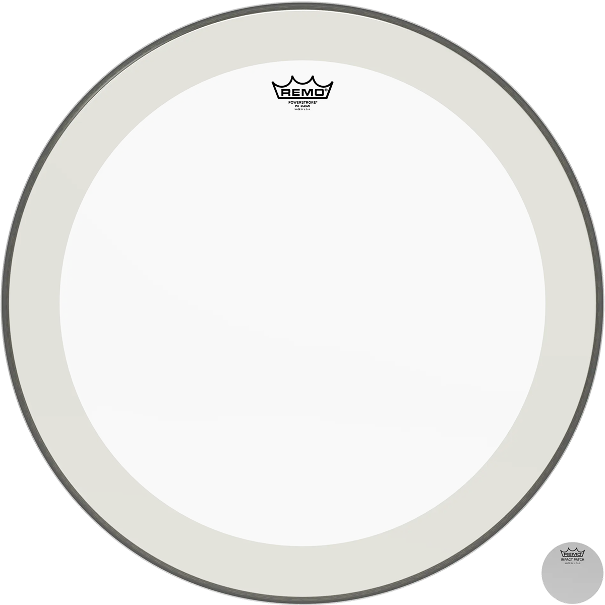 Remo 22" Powerstroke P4 Clear Bass Drumhead