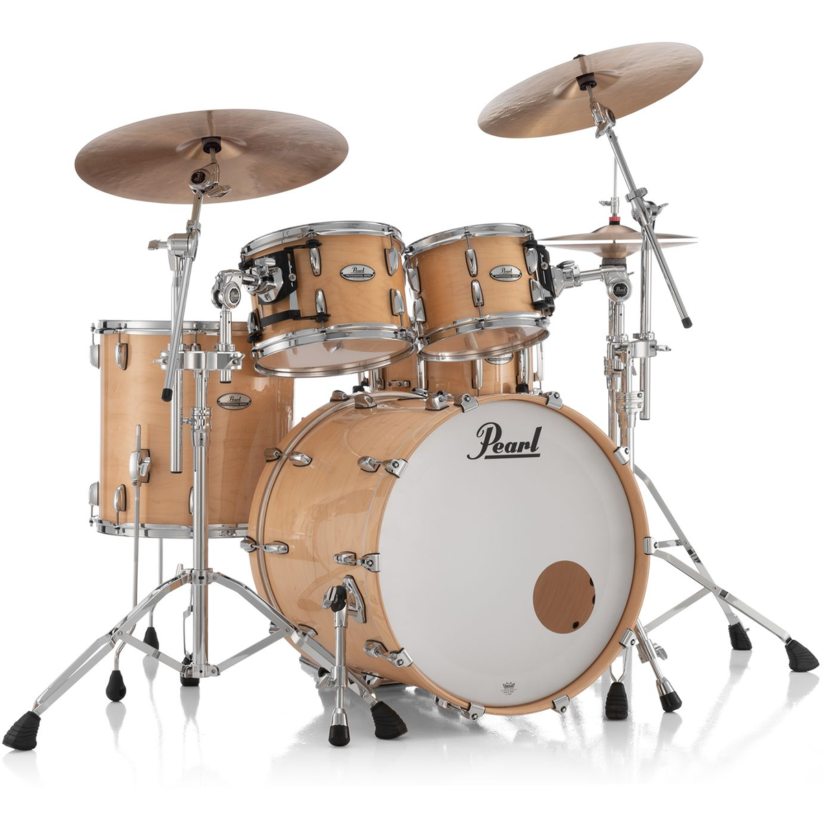 Pearl Professional PMX 4-Piece Shell Pack in Natural Maple