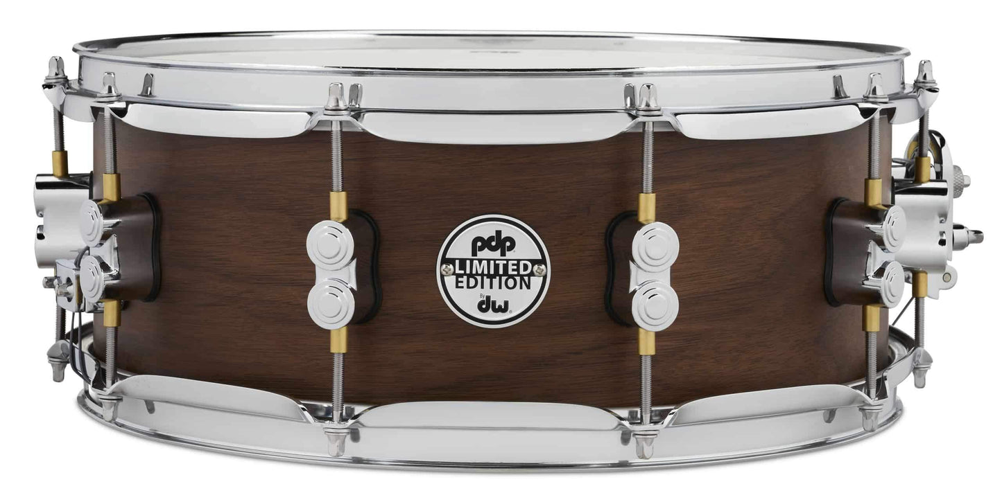PDP Limited Edition 5.5" x 14" Maple Walnut Natural Satin Snare Drum