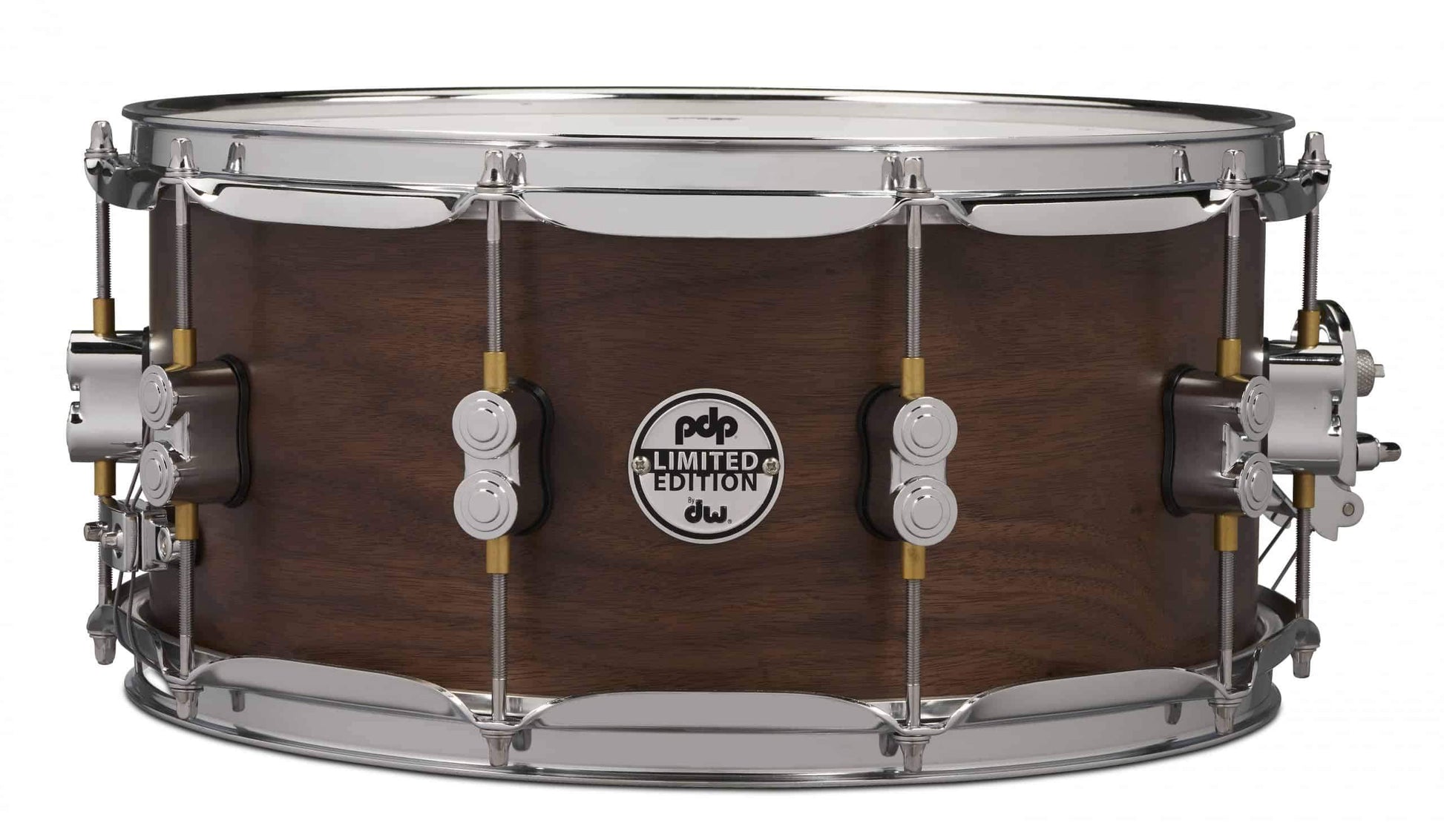 PDP Limited Edition 6.5" x 14" Maple Walnut Natural Satin Snare Drum