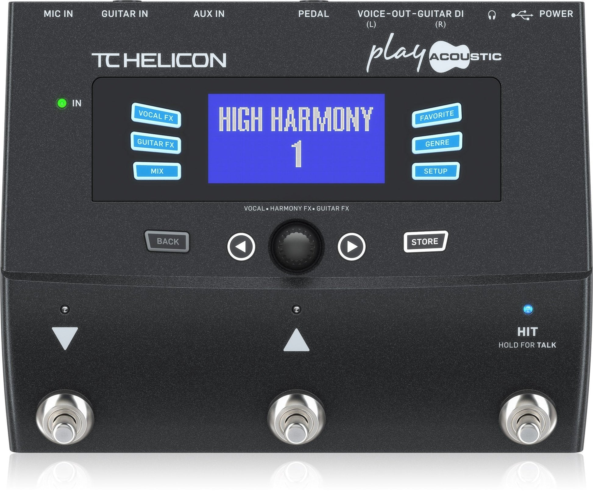 TC Helicon Play Acoustic Vocal Processor Pedal
