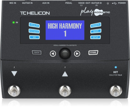 TC Helicon Play Acoustic Vocal Processor Pedal