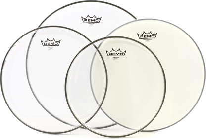 Remo 14" Emperor Clear Rock Ambassador Pro Pack