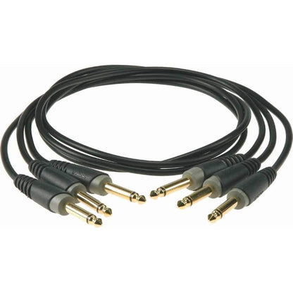 Klotz Pedal Patcher 90cm Patch Cable x 3 in Black