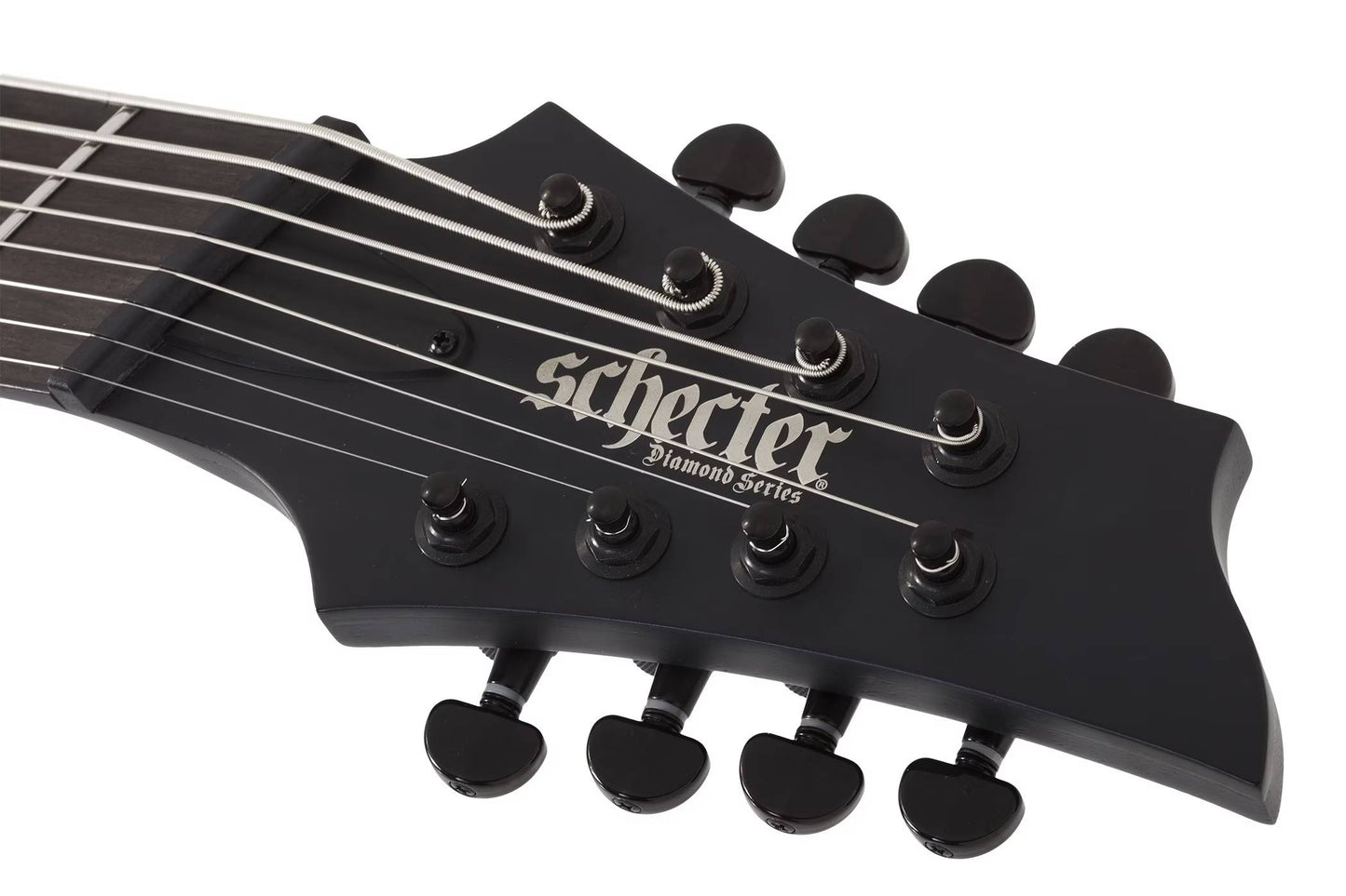Schecter PT-8 MS Black Ops Electric Guitar in Satin Black Open Pore