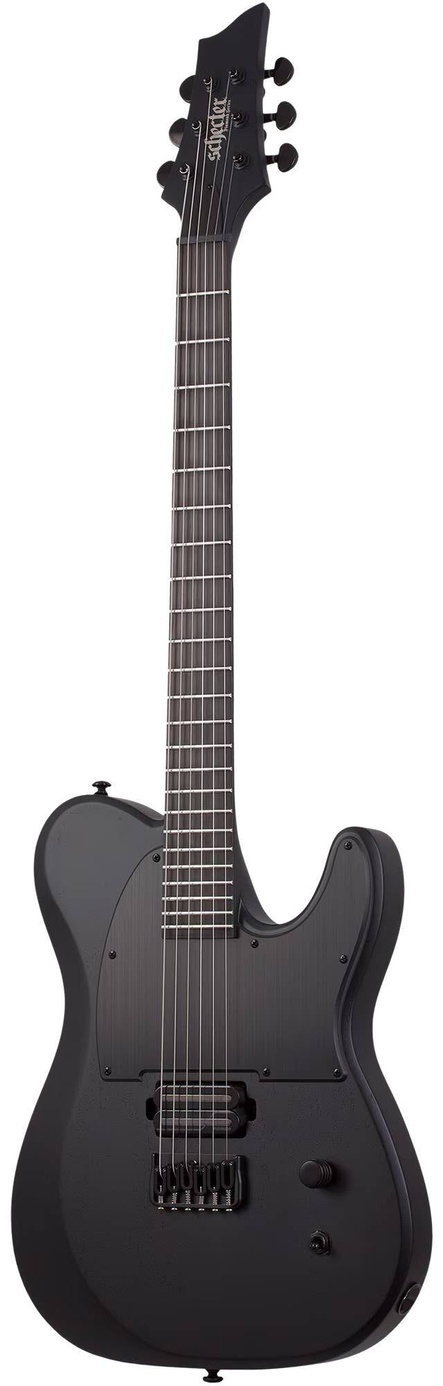 Schecter PT Black Ops Electric Guitar in Satin Black Open Pore