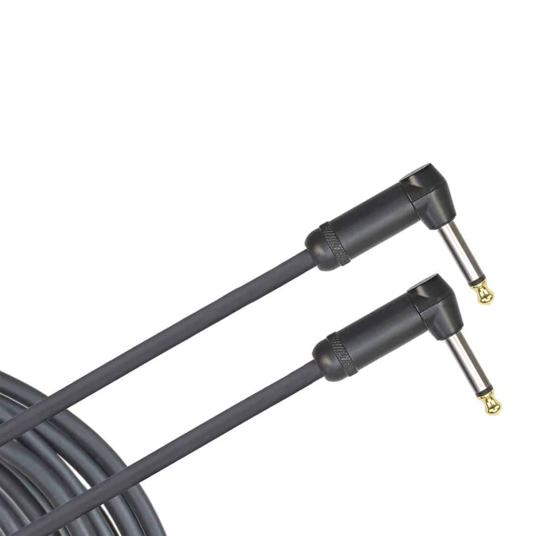 D'Addario Planet Waves 20' American Stage Instrument Dual Right Angle Cable in Black