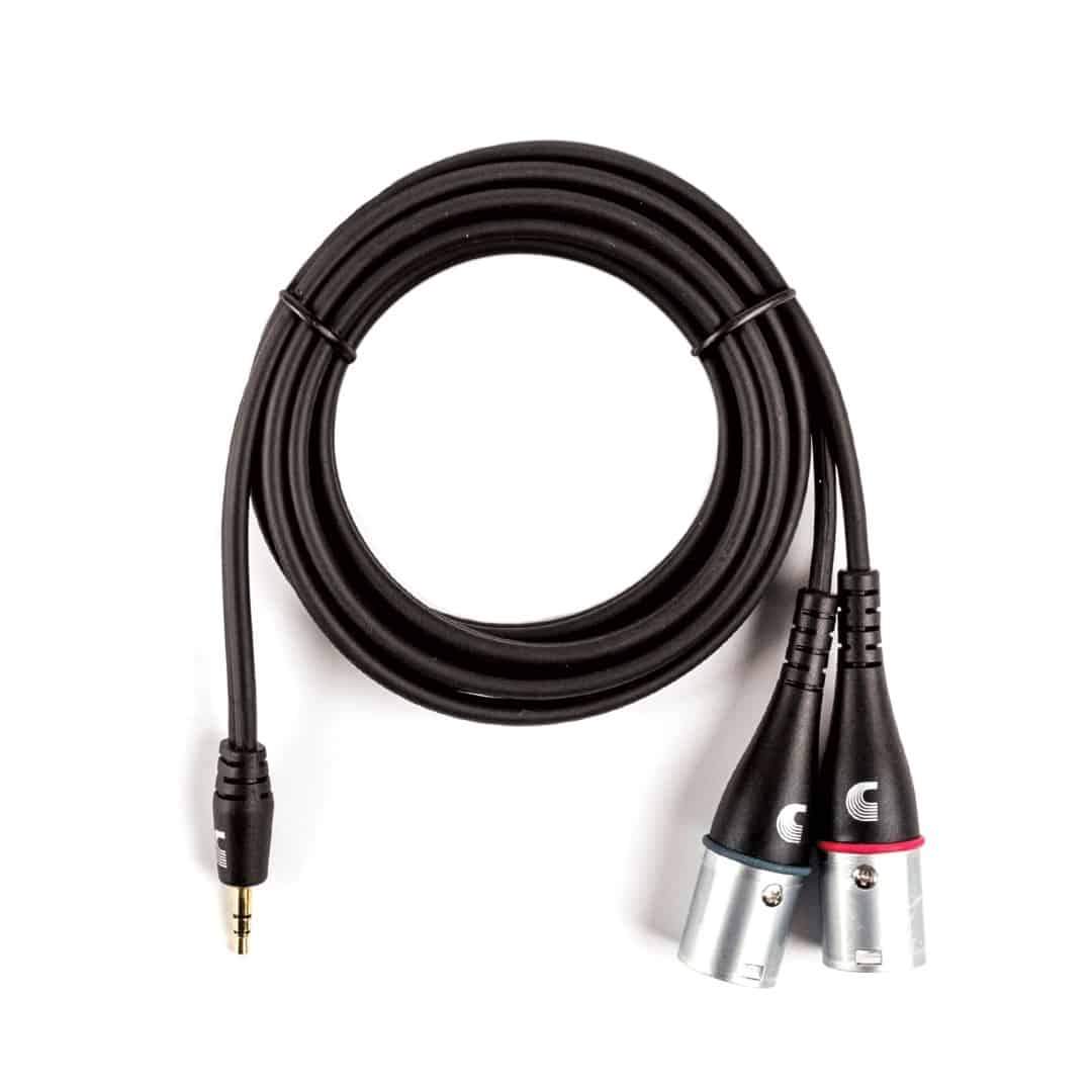 D'Addario Planet Waves Custom Series 1/8" Dual XLR Audio Cable
