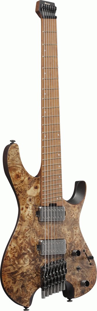 Ibanez QX527PB Premium 7 String Guitar in Antique Brown Stained
