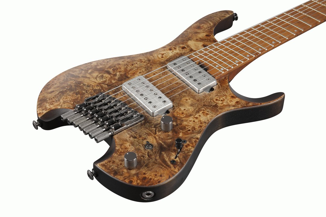 Ibanez QX527PB Premium 7 String Guitar in Antique Brown Stained