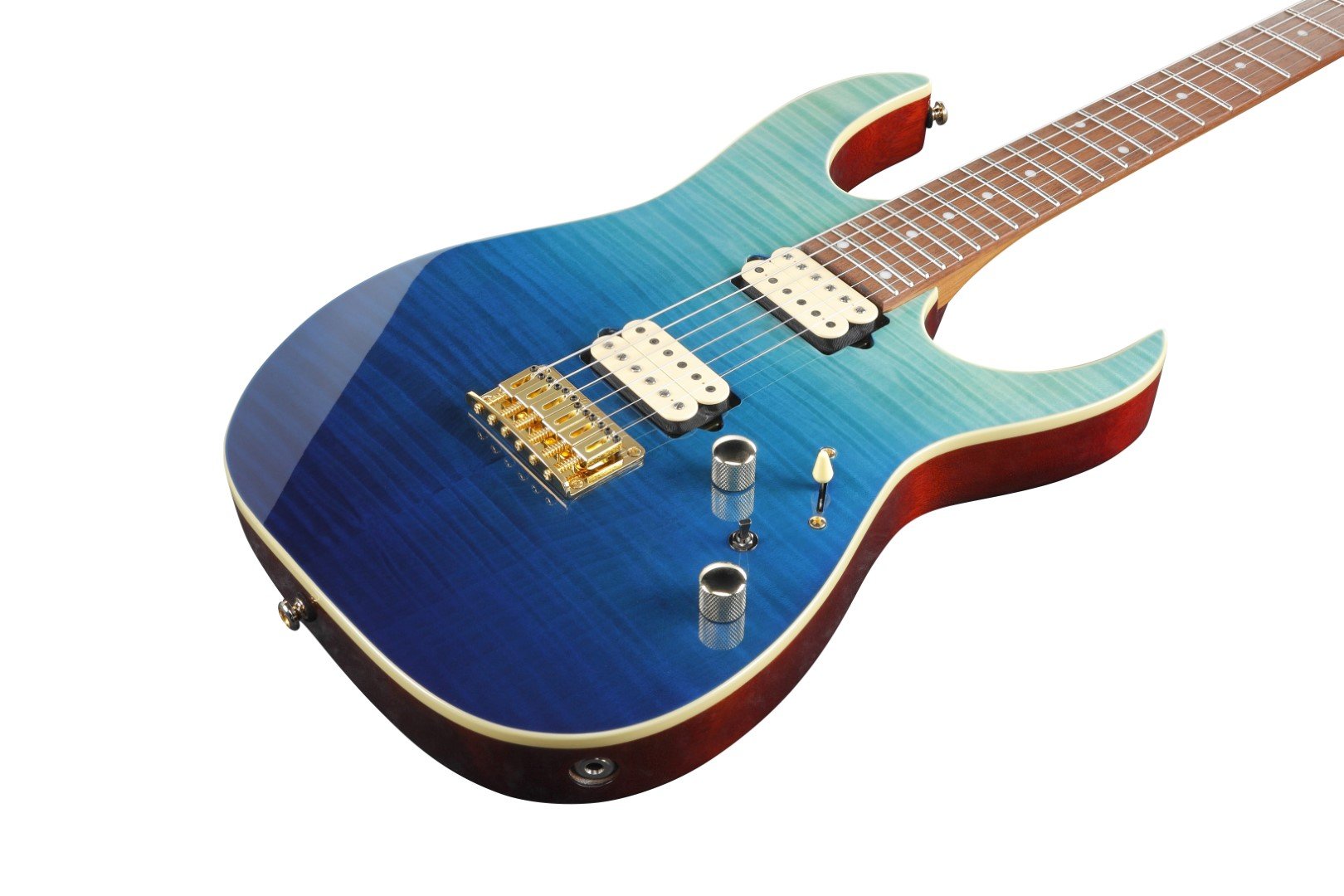 Ibanez RG421HPFM in Blue Reef Gradation
