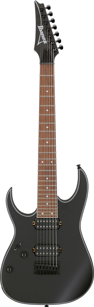 Ibanez RG7421EXL BKF Electric Guitar in Black Flat