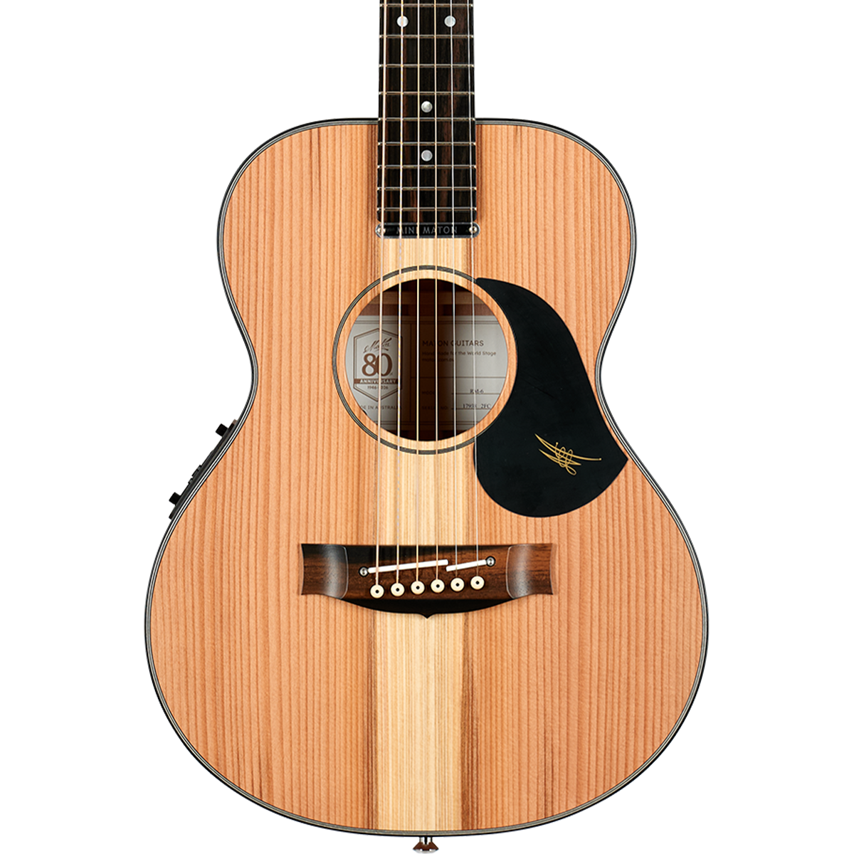 Maton RM-6 Mini Redwood Acoustic Electric Guitar in Natural