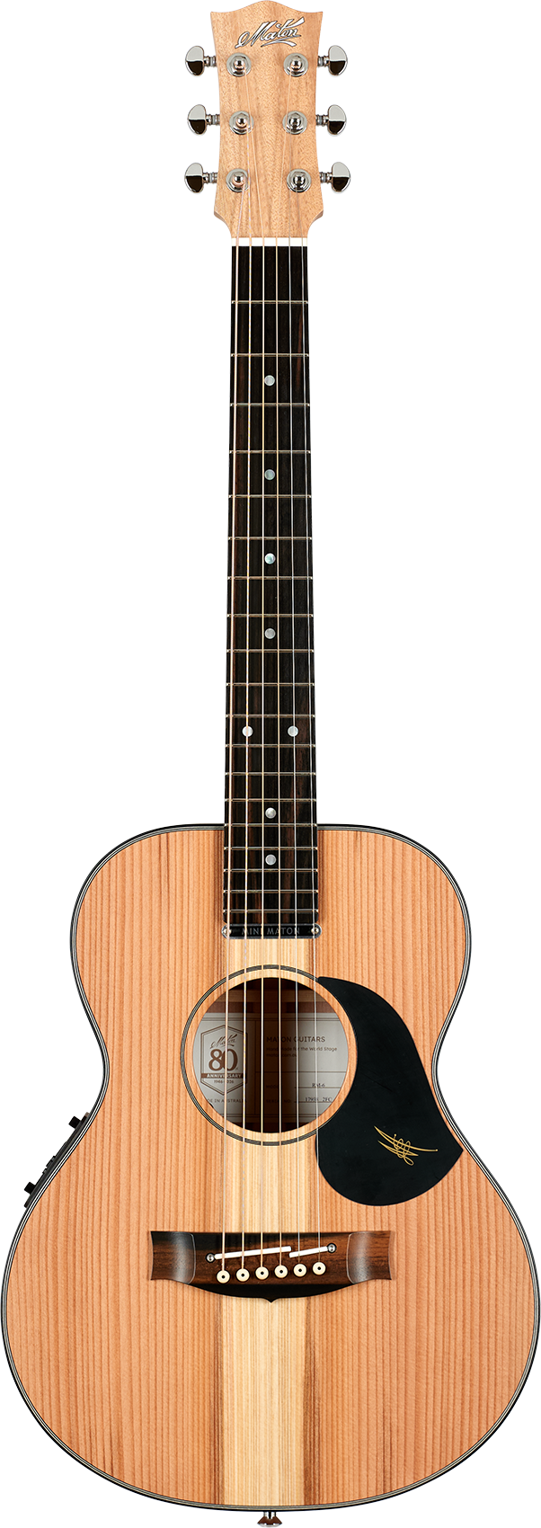 Maton RM-6 Mini Redwood Acoustic Electric Guitar in Natural