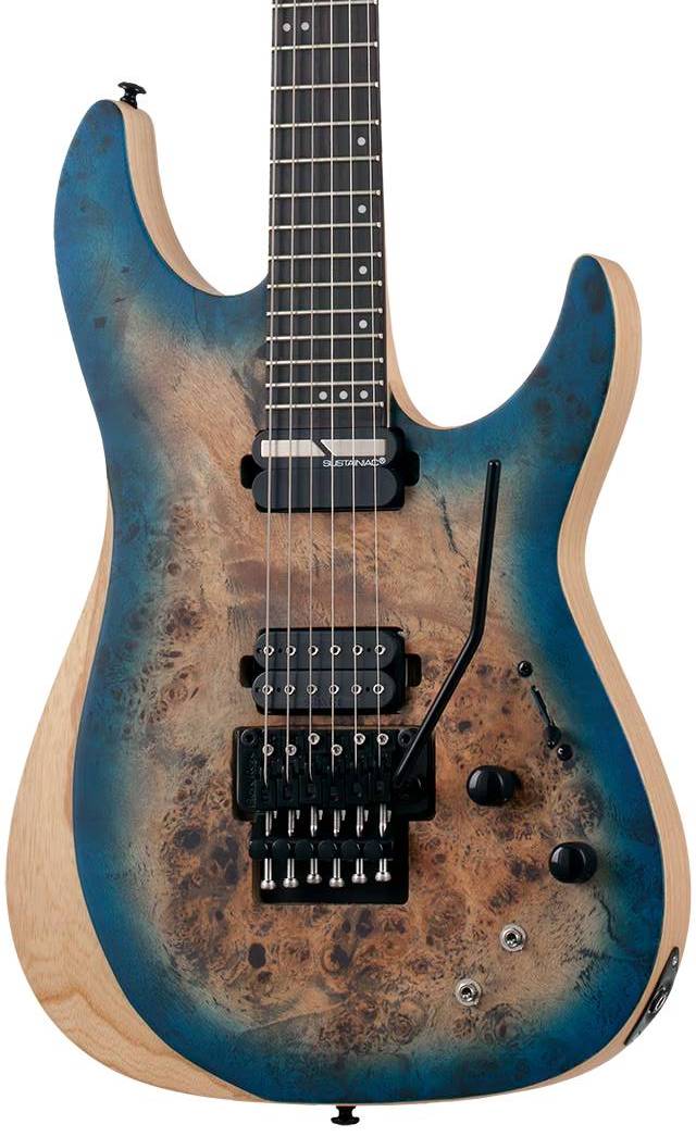 Schecter Reaper-6 FR S Electric Guitar in Satin Sky Burst
