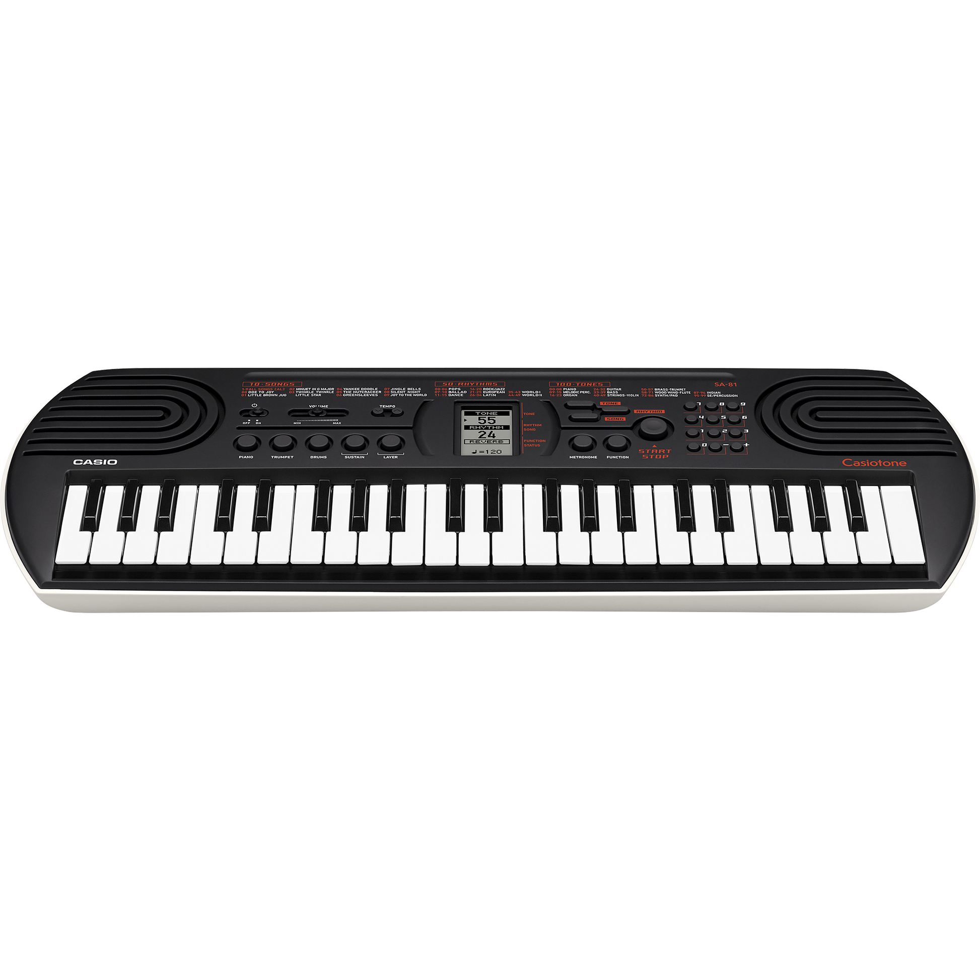 Casio SA-81 44-note Mini Keyboard in Black