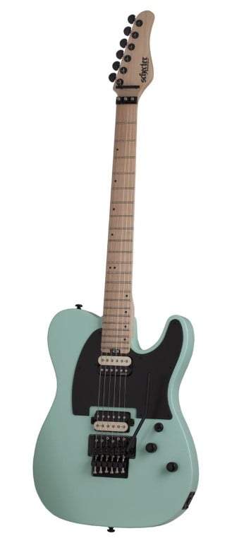 Schecter Sun Valley Super Shredder PT FR in Seafoam Green