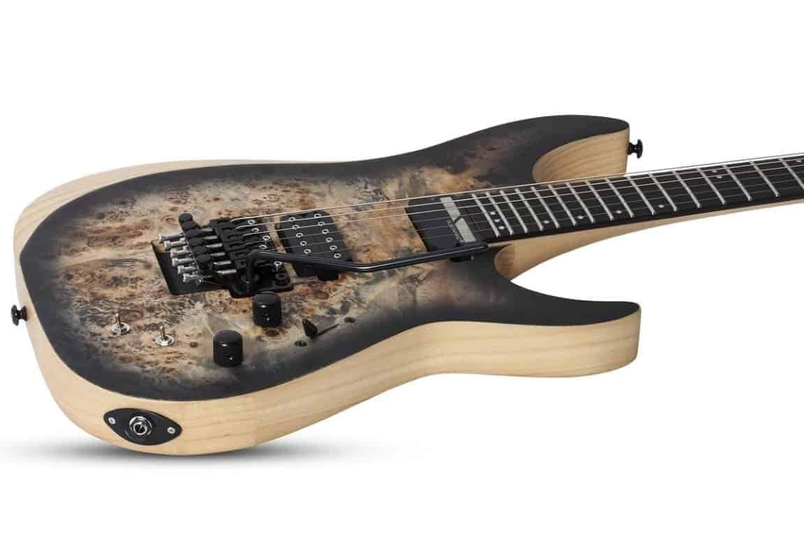 Schecter Reaper 6 FR S Electric Guitar in Satin Charcoal Burst