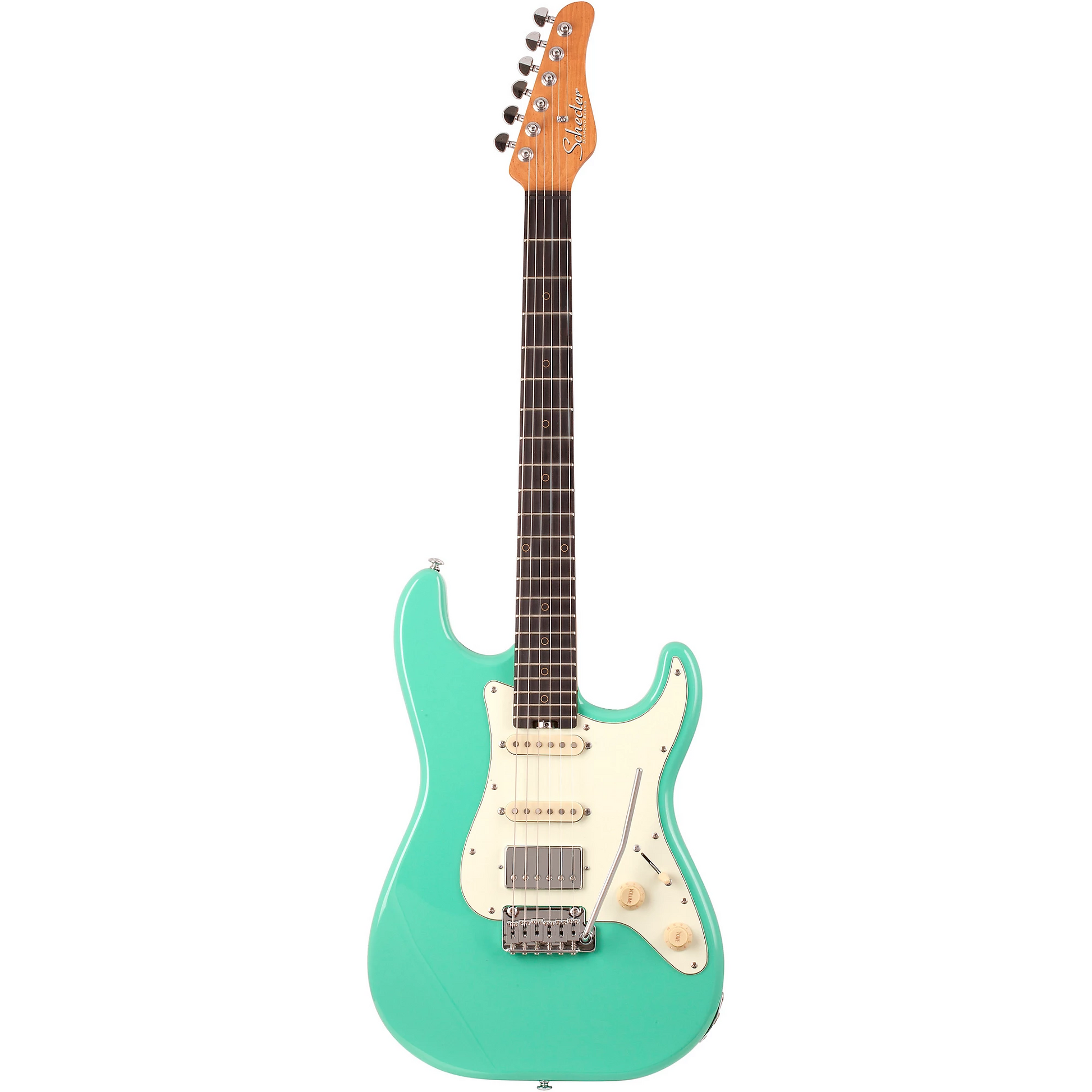 Schecter Nick Johnston Traditional HSS Electric Guitar in Atomic Green