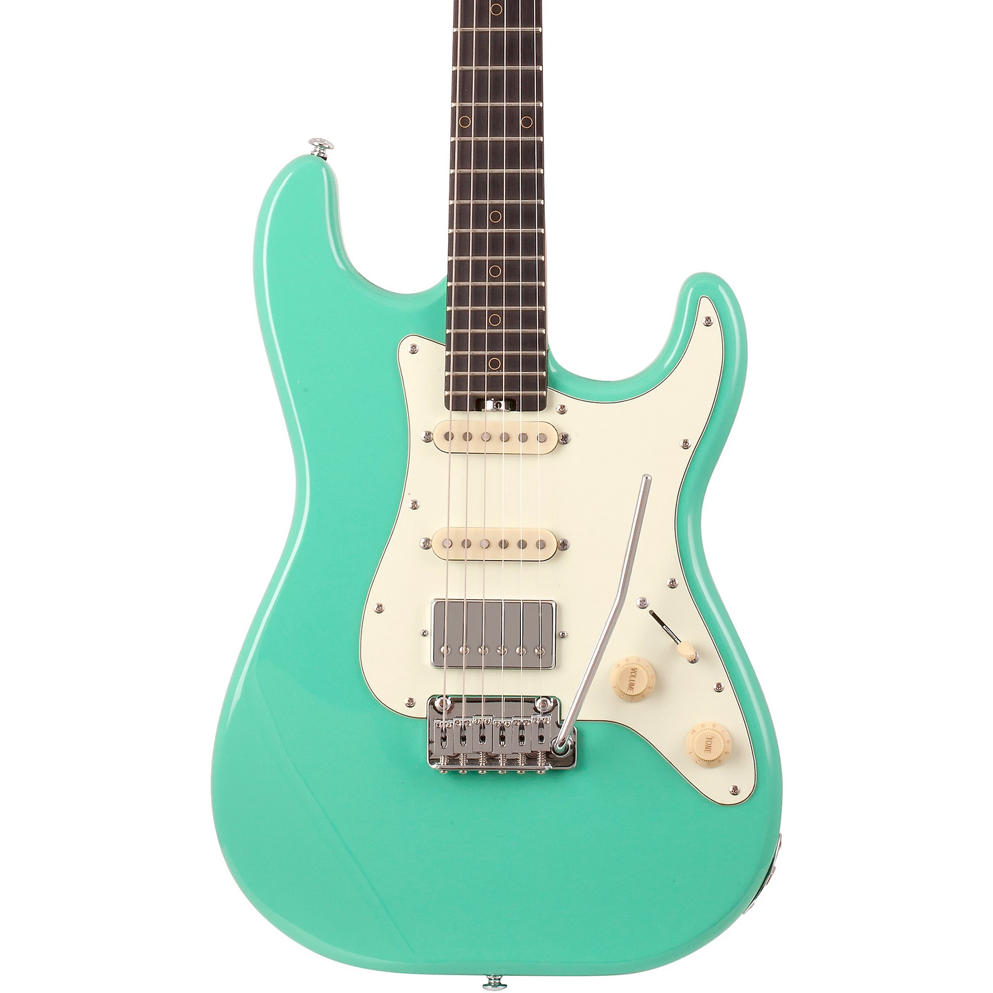 Schecter Nick Johnston Traditional HSS Electric Guitar in Atomic Green