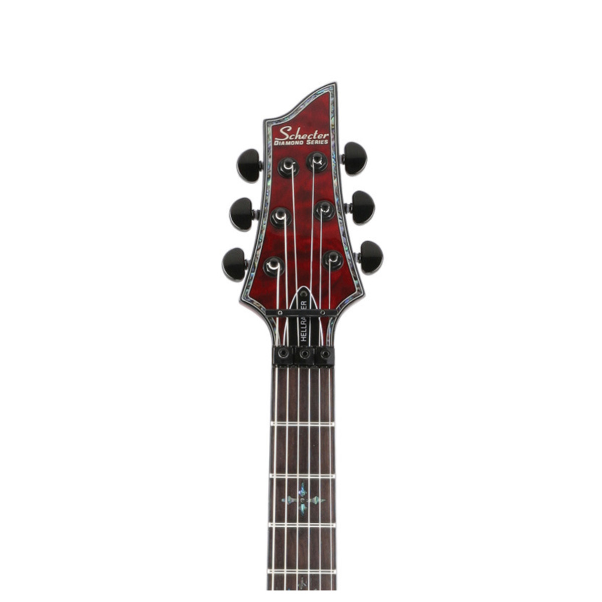 Schecter Hellraiser C-1 FR Model H-H Electric Guitar in Black Cherry