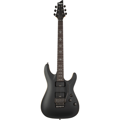 Schecter Demon-6 FR Electric Guitar in Satin Aged Black