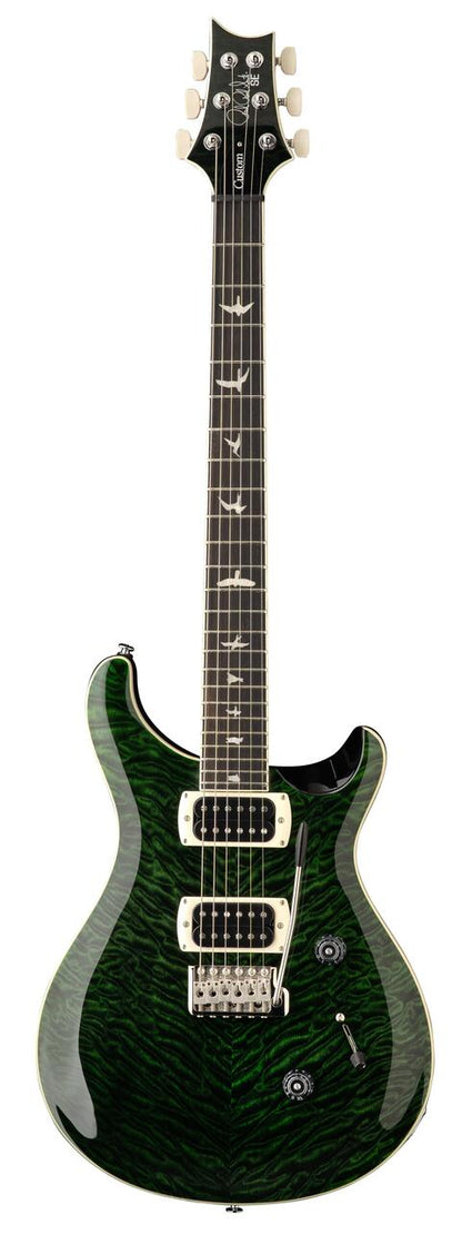 PRS SE Custom 24 Quilt Electric Guitar in Teal Black