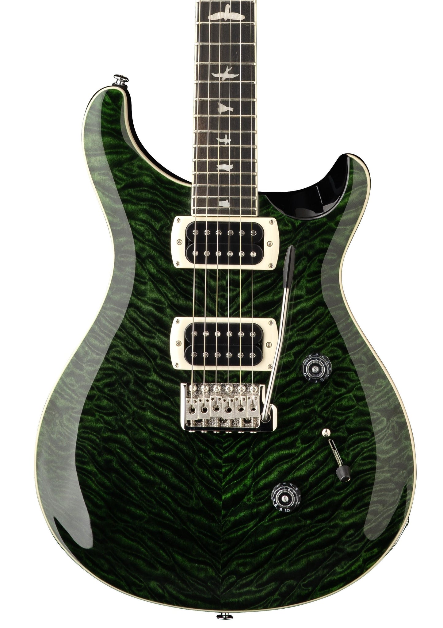 PRS SE Custom 24 Quilt Electric Guitar in Teal Black