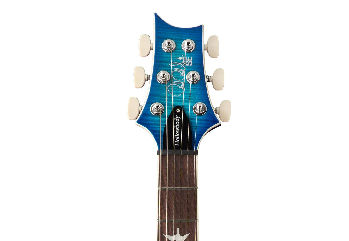 PRS SE Flatback Hollowbody I Piezo Electric Guitar in Lake Blue